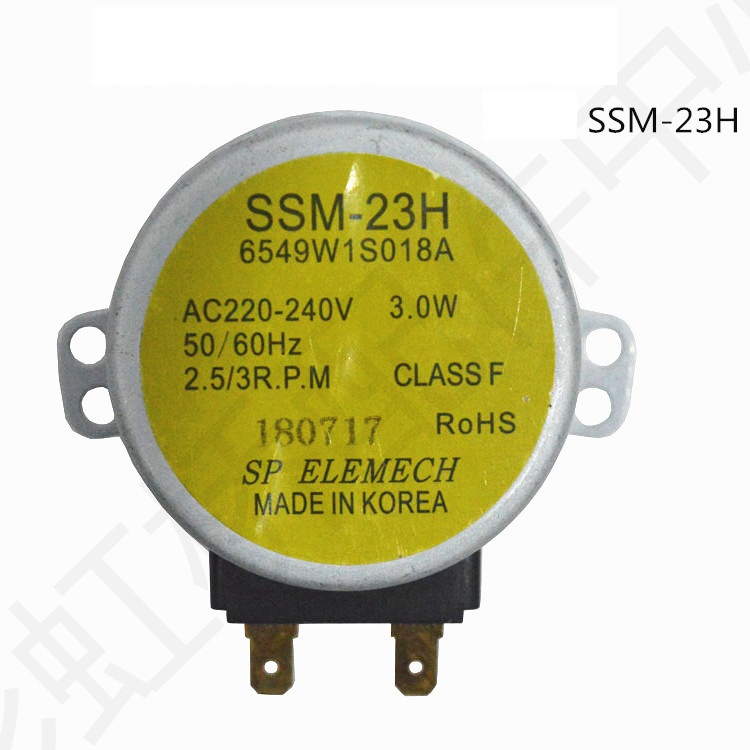 1 pc mikrobølgeovn synkron motorbakke motor ssm -23h 6549 w 1 s 018a til lg tilbehør til mikrobølgeovne