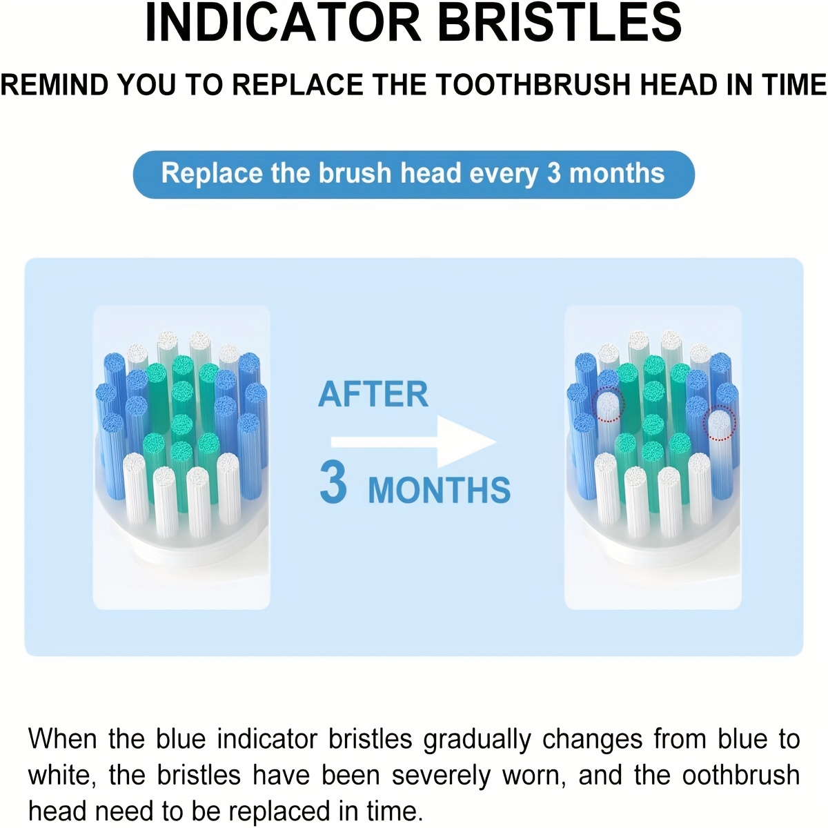 Têtes de brosse à dents de rechange, 10 pièces, compatibles avec oral-b Braun, têtes de brosse à dents électrique professionnelle