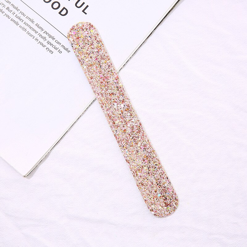 4 Stks/set Pailletten De Mermaid Armbanden Glitter Slap Armbanden Voor Meisjes Suède Backing Sparkly Snap Armband Set: 11