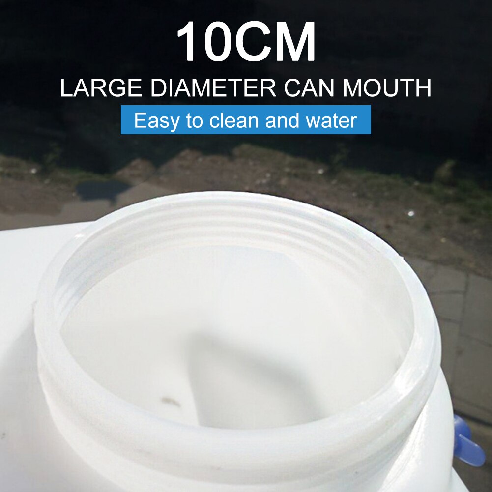 10l/15l Outdoor Portable Water Container 2 Handles for Camping Hiking Picnic Driving Water Tank with Facuet for Drinking Washing