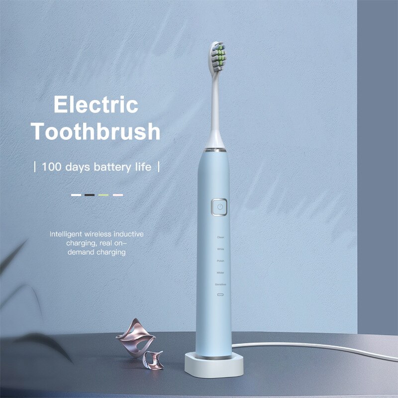 Selrt Elektrische Tandenborstel Oplaadbare Krijgen Een Gratis Sonische Tandenborstel 4 Kleur Reizen Tandenborstel Met 3 Opzetborstels