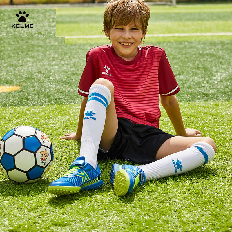 KELME-calcetines de fútbol para niños, medias deportivas transpirables por encima de la rodilla, para competición, entrenamiento, baloncesto, 8101WZ3001