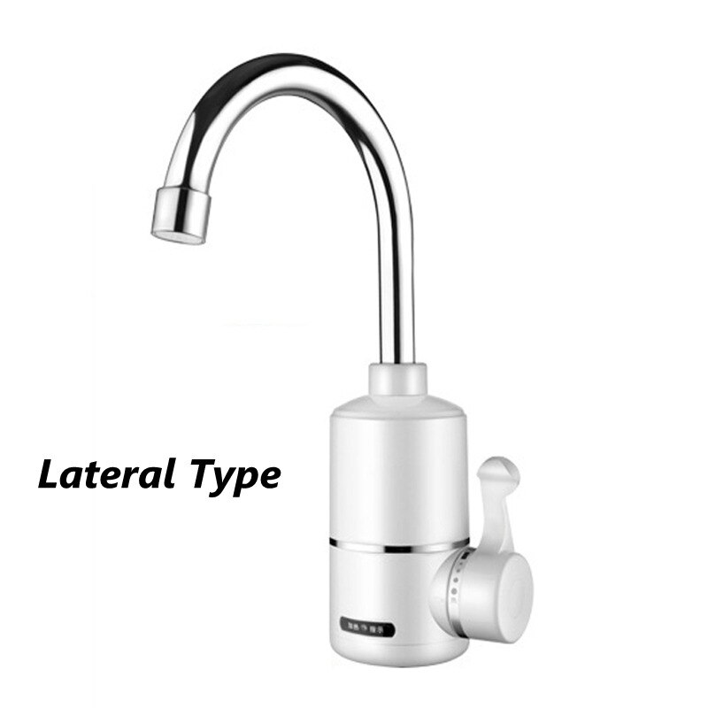DMWD 3000W Instant Tankless Electric Water Heater Kitchen Faucet Instant Heating Tap Instantaneous Heater Lateral/Under Type: Lateral Type