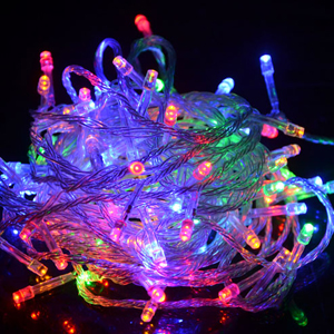 Rgb Led Verlichting Strings 10M 110V 220V 8 Modi Waterdichte IP65 Kerst Garland Fairy Lights Outdoor Indoor Decoratie: RGB / 220V EU Plug