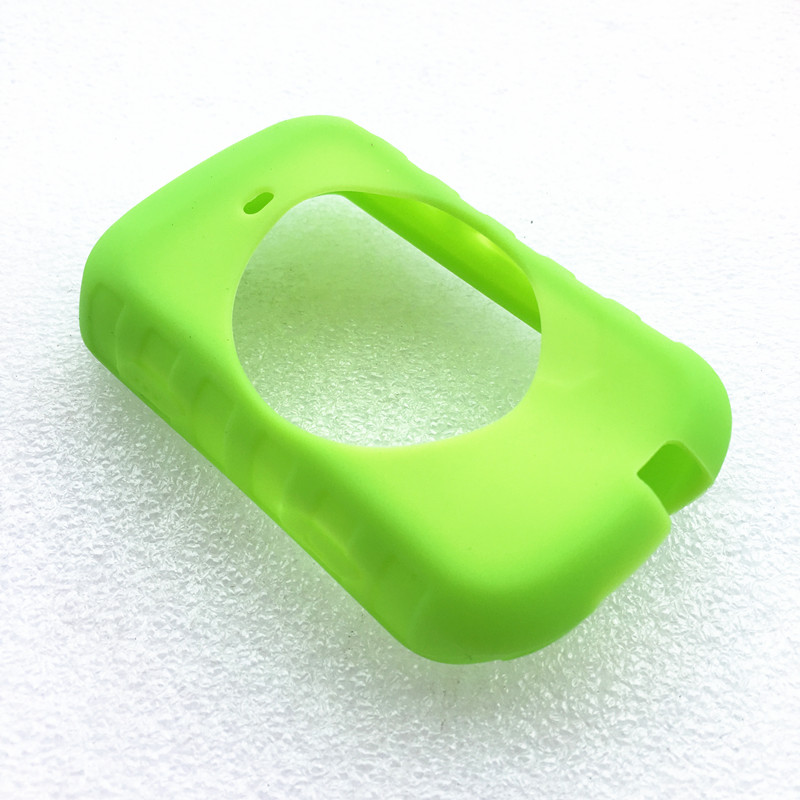 Funda genérica de silicona para bicicleta y Protector de pantalla para Garmin Edge 530 GPS funda de de ordenador para garmin edge 530: Grass Green
