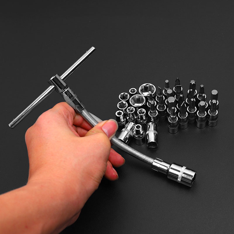 Binoax 53 Stuks Multifunctionele Mouw Set Auto Reparatie Tool Set Snel