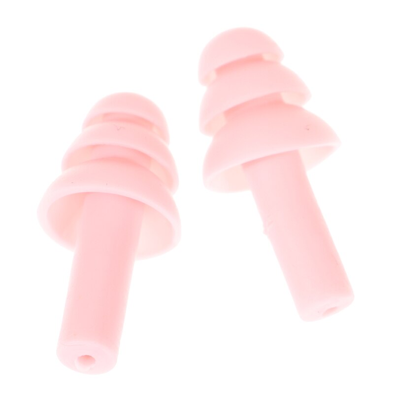 Soft Silicone Foam Ear Plugs Anti-noise Sleeping Plugs For Travel Soft Noise Reduction Ear Protection: pink