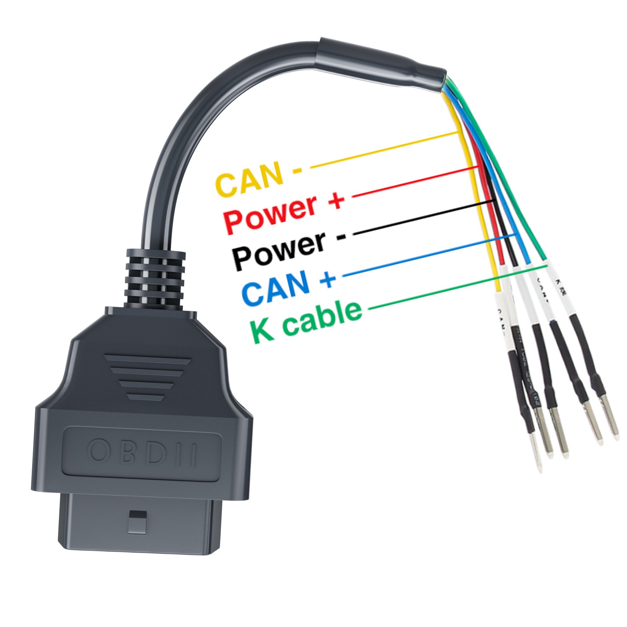 Câble adaptateur OBD pour Diagnostic de moto Ducati, 4 broches vers OBD2 16 broches, pour HONDA 4 broches/6 broches pour YAMAHA 3 broches/4 broches: K CAN Cable