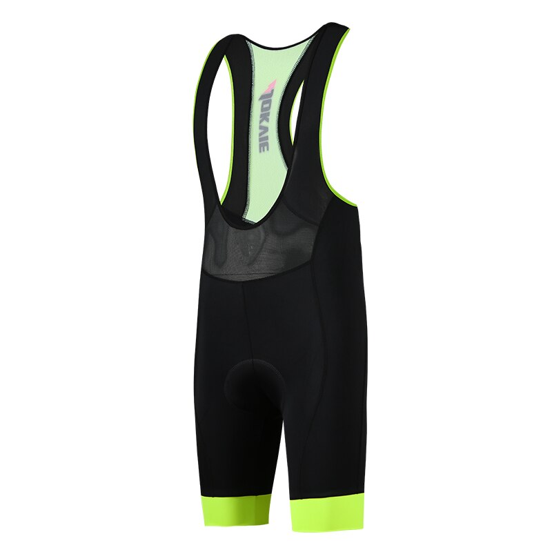 cuissard à bretelles homme vert fluo