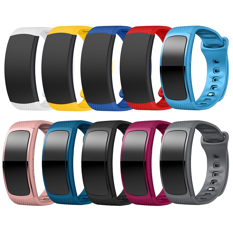 Per Samsung Gear Fit 2 Pro SM-R360 Watch Band Compatibile Per Samsung Gear Fit 2 Pro di Silicone Del Cinturino di Vigilanza di Forma Fisica fascia 95 + 88 millimetri