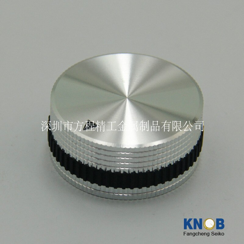 1 stks Diameter 40mm hoge 18mm alle aluminium effen volumeknop