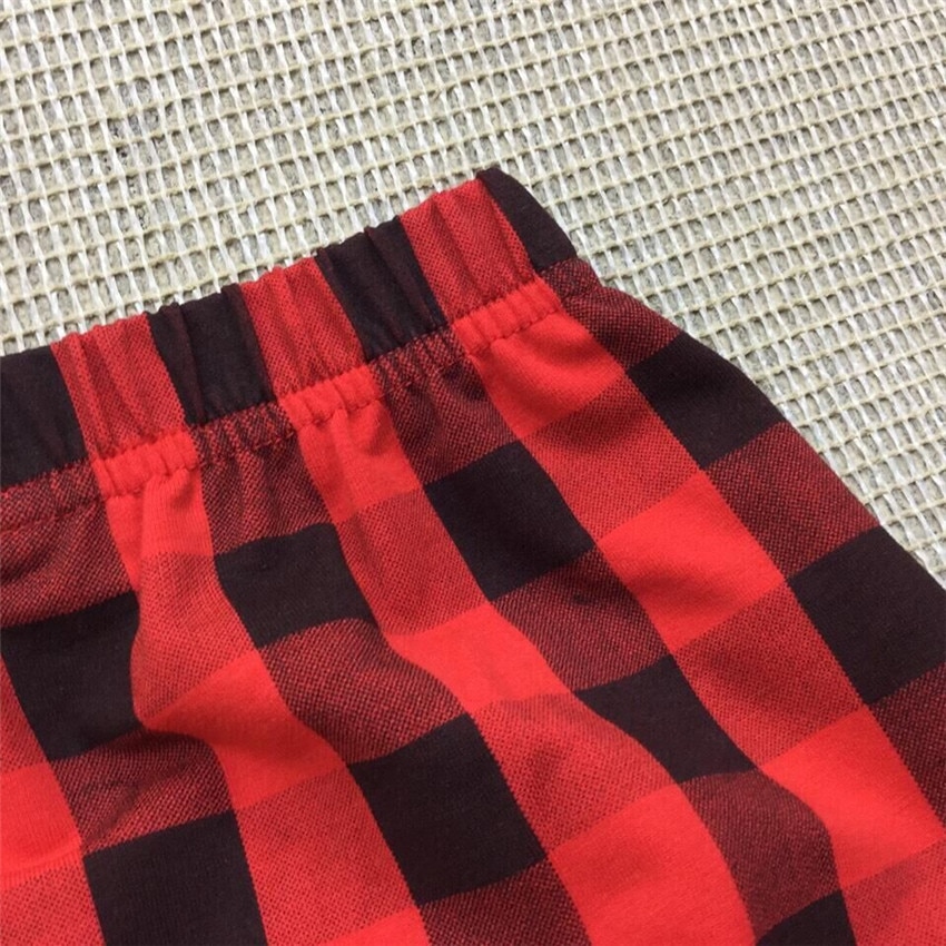 Bebis pojkar flickor jul harem byxor pojke flicka höst röd pläd långbyxor småbarn byxor barn leggings 22