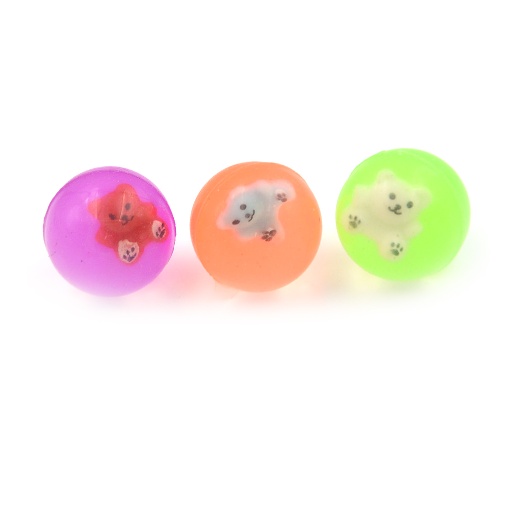 , 10 Uds., 27mm, Bola de goma elástica de para niños, pelota hinchable de pinball