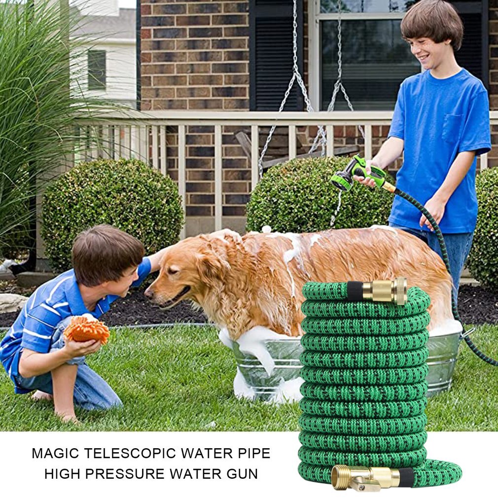 Expandable Garden Hose Leakproof Lightweight Garden Water Hose Durable Outdoor Gardening Flexible Hose For Watering