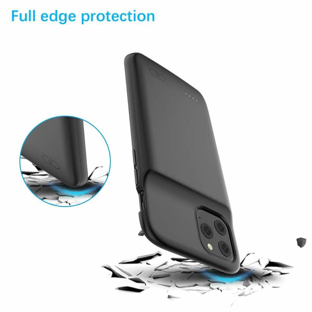 5000mAh Magnetic Portable Power Bank Pack External Battery Charger Protective Case Cover for Apple iPhone 11 Fast Charging