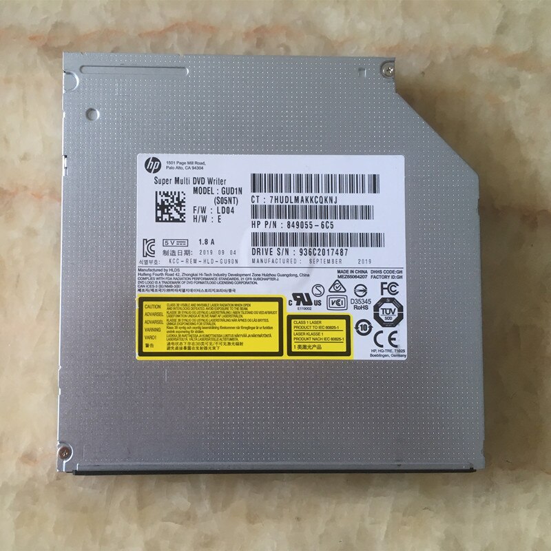 original para HP DVDRW GUD1N p/n: 849055-6C5 apto para HP cajita notebook todo en una máquina y otros ordenadores