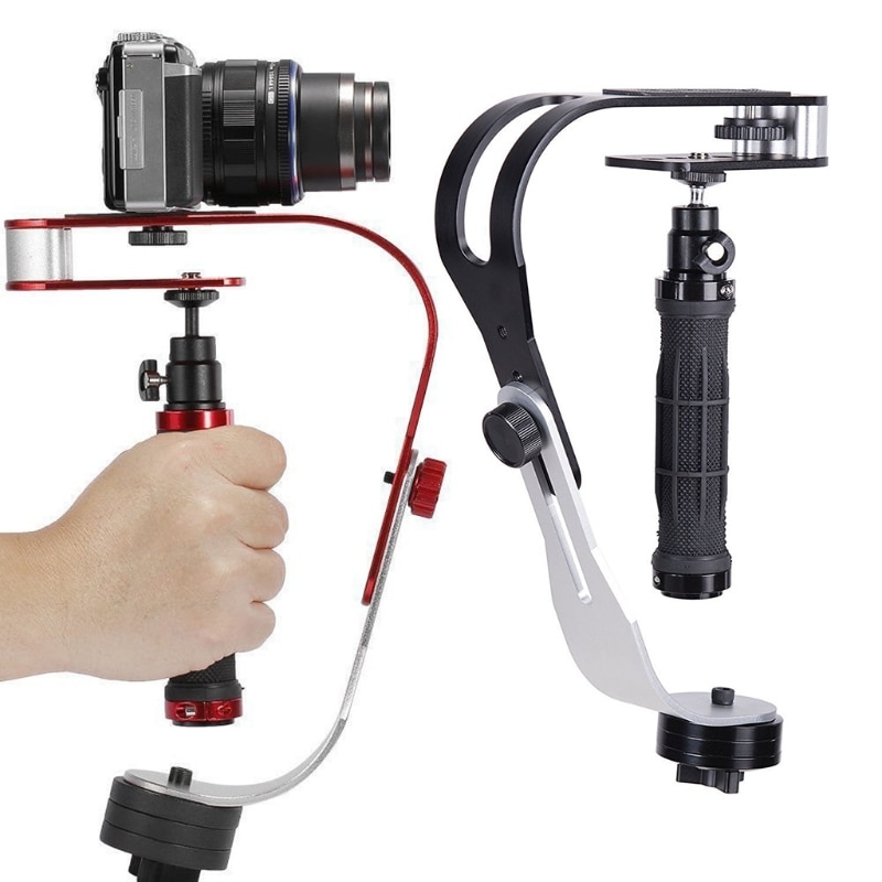 Estabilizador de cámara Digital de mano, cardán de aluminio para teléfono inteligente DSLR 5DII, cámara de movimiento Steadycam para cámara de teléfono móvil,