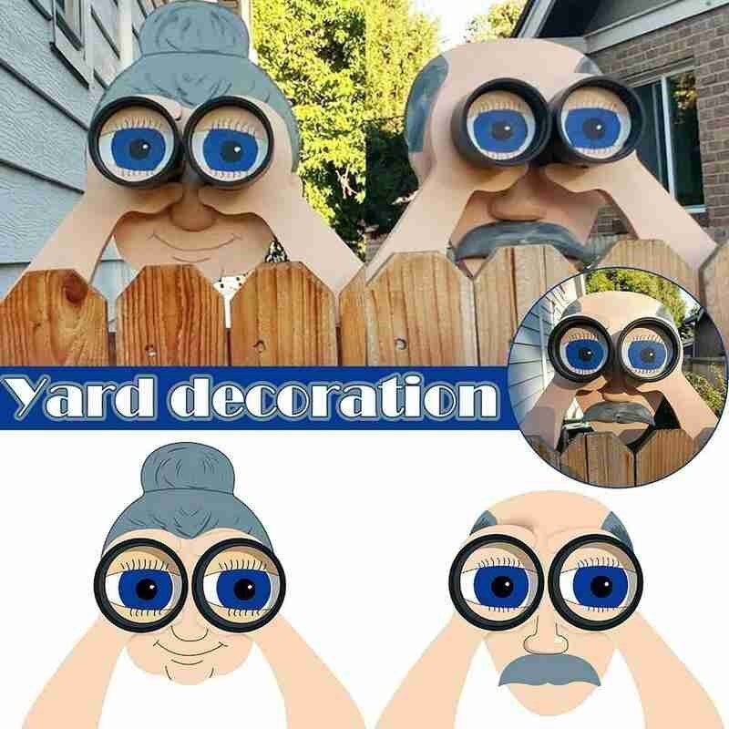 Clôture décorative Unique pour vieux et femmes, jardin, cour, cour, pour père, Art déco, artisanat, Q8V3