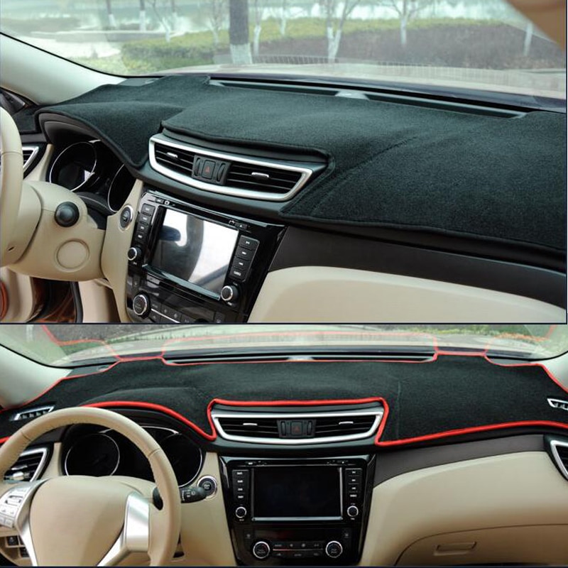 Car Dashboard Cover Dashmat For Peugeot 3008 Without HUD No Starage Box Auto Dash Mat Pad Carpet