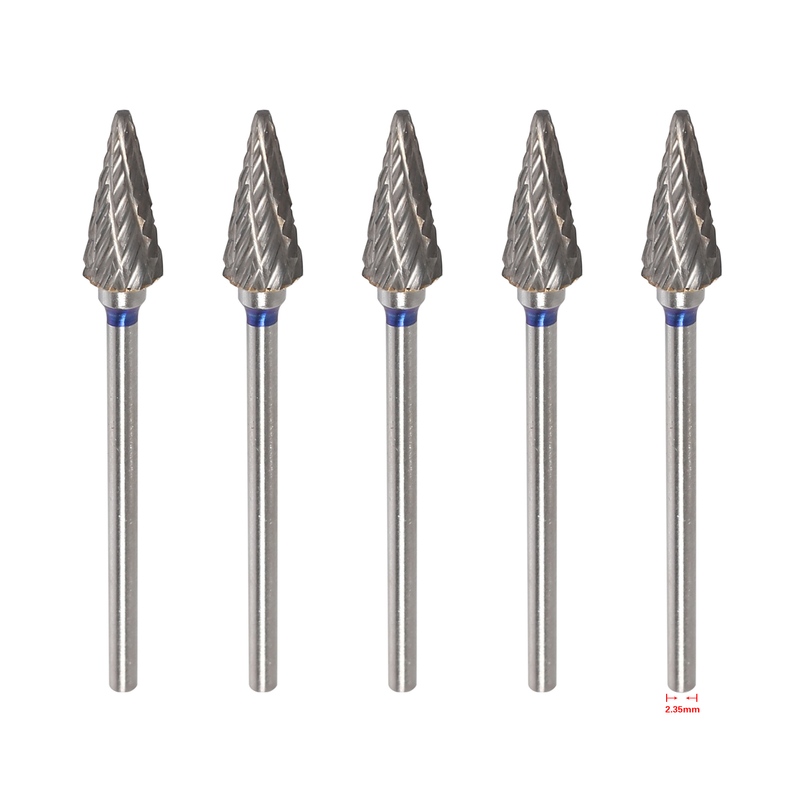 10 Sizes Dental Tungsten Carbide Steel Burs Teeth Drill 2.35mm Fit Polishing Handpiece Marathon: M06