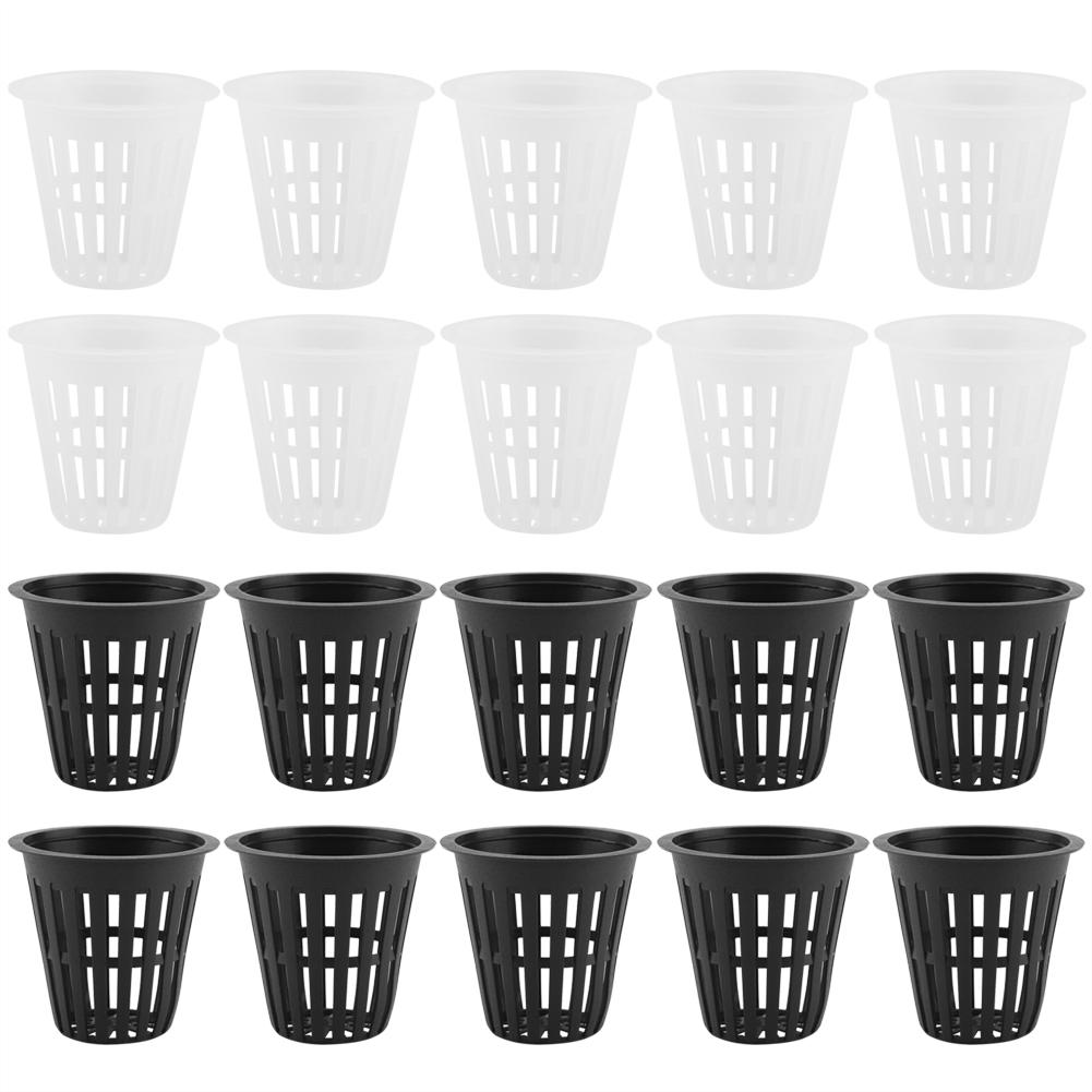 10 stk/sæt holdbar sikker plast hydroponisk kurv kop til haven balkon plantning hydroponisk aeroponisk plantning vokse klon