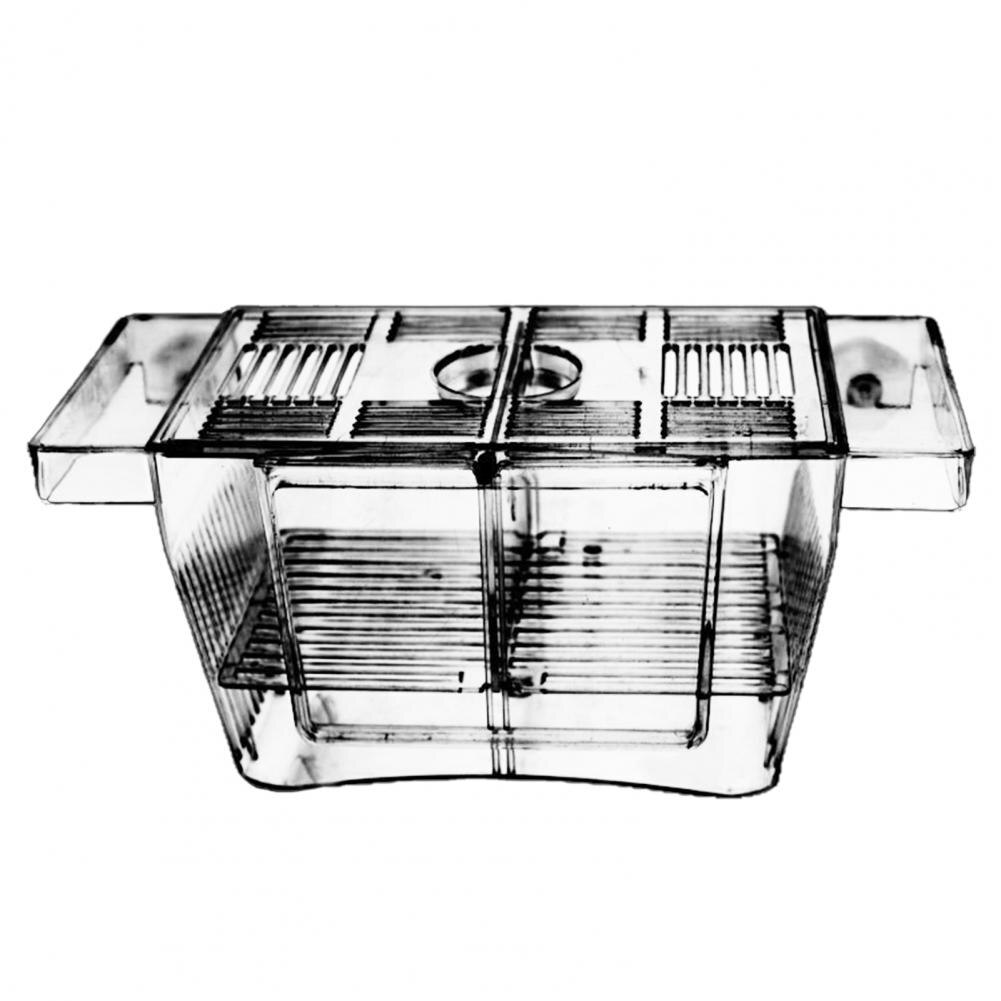 Plastic Durable Baby Fishes Shrimp Clownfish Breeding Box Self-floating Fish Isolation Box Eco-friendly for Guppy
