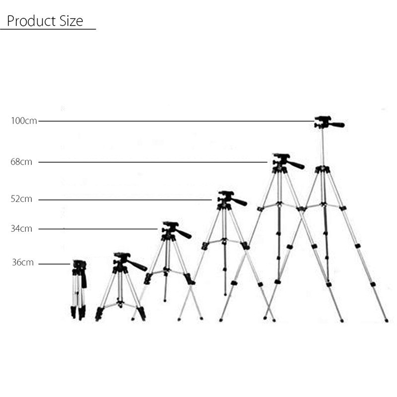 36-100 cm Universal Adjustable Tripod Stand Mount Holder Clip Set For Cell Phone Camera for iPhone XR XS for Samsung S10 S10E