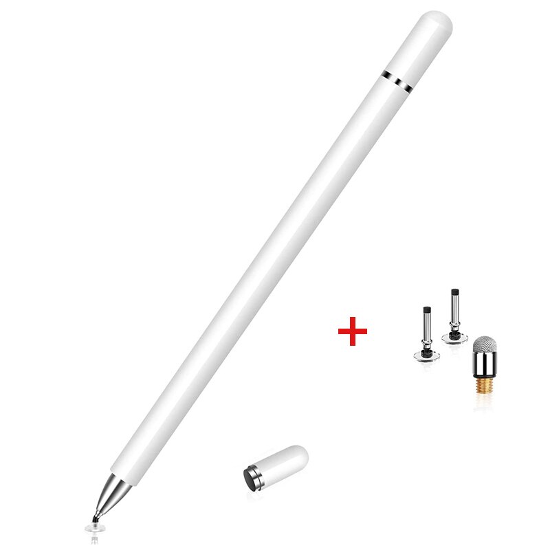 Stylet magnétique universel, 2 en 1, pour écran tactile, pour tous les iPad, iPhone, Huawei, Android, Xiaomi, Pad 5: White W Accessories