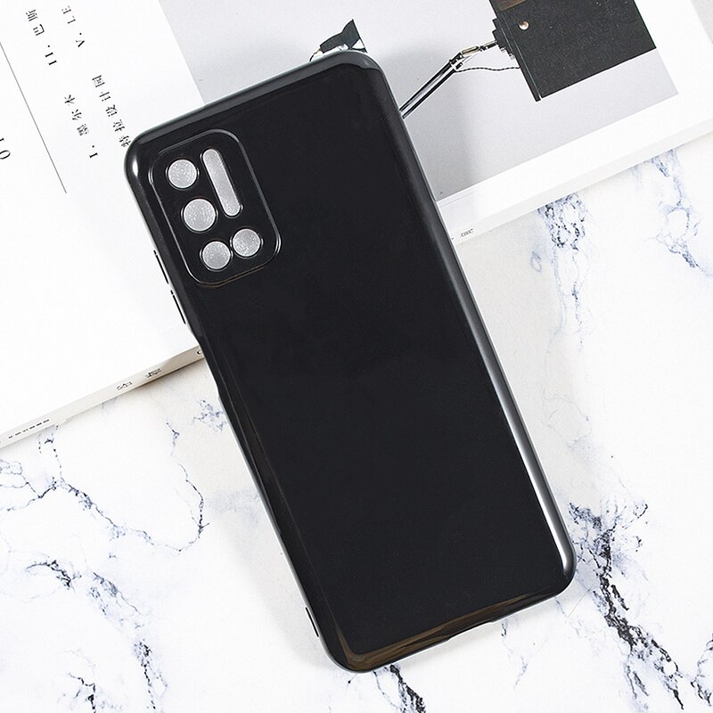 Transparante Telefoon Case Voor Doogee N40 Pro Case Ultra Thin Clear Soft Tpu Case Cover Voor Doogee N40 Pro Soft zwart Tpu Case Coque: Black Case 