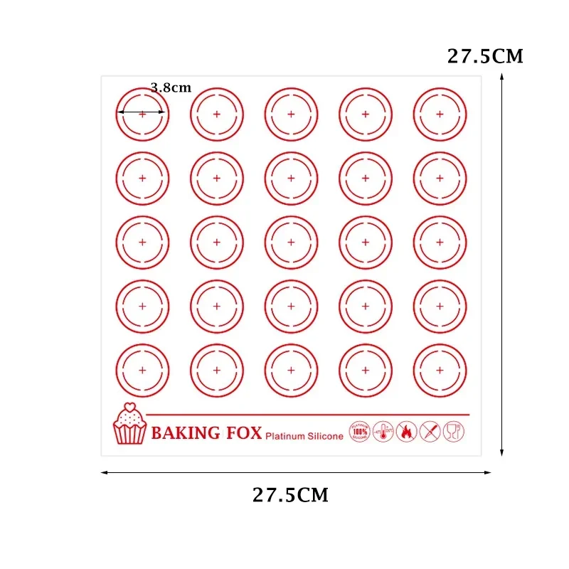 Cookie Backen matt Blatt Nicht-Stock Macaron Silikon matt Pad Fondant Kuchen Gebäck Werkzeuge Teig matt Backofen Liner Backformen küche Werkzeuge