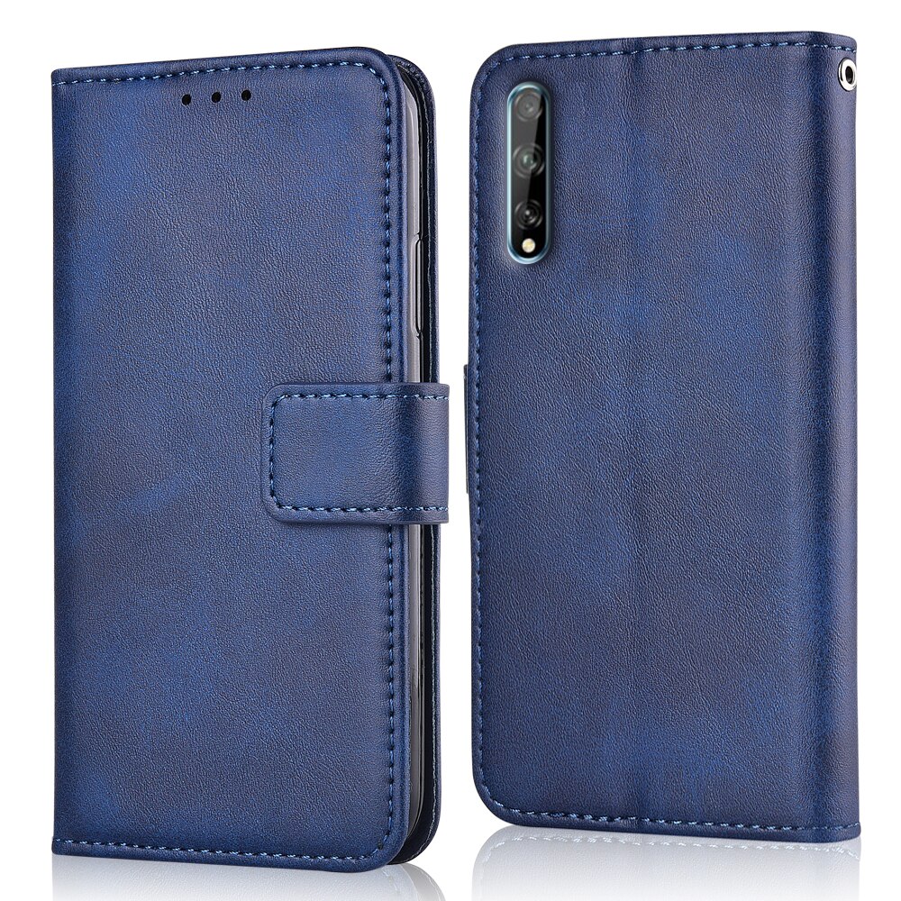 Case On Honor 30i Cover Fitted Case On Huawei Honor 30i Cover Phone Bag For Huawei Honor30i Plain Wallet Case: niu-Dark Blue