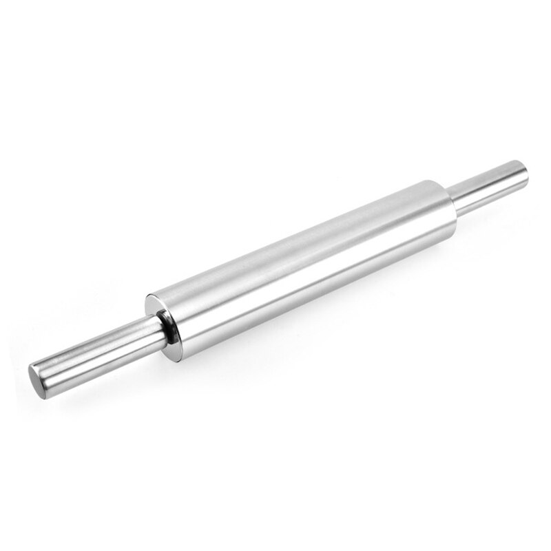 Stainless Steel Rolling Pin Non Stick Craft Baking Creation Stainless Steel Rolling Pin for Cakes Cookies Pasta Dough Pizza