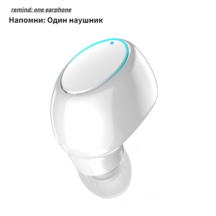 Mini Draadloze Bluetooth 5.0 Oortelefoon In Ear Sport Met Microfoon Handsfree Headset Oordopjes Voor Alle Telefoon Voor Samsung Huawei Oortelefoon: x6-white