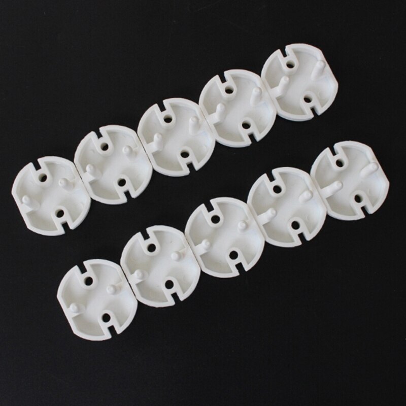 10 Pcs 2 Gat Sockets Cover Stekkers Baby Elektrische Sockets Outlet Plug Kids Elektrische Veiligheid Protector Sockets Bescherming EU