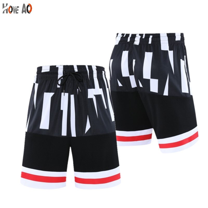 HOWE AO Summer Casual Shorts Men Striped Men's Sportswear Short Sweatpants Jogger Breathable Man Short Trousers