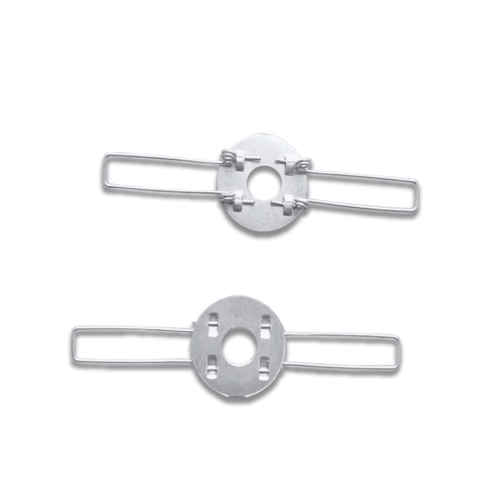 10pcs 2-forks, 3-forks Galvanized Fixing Spring Clip Spring Buckle For Fixing Lampshade Shrapnel DIY For Pandent Lamps