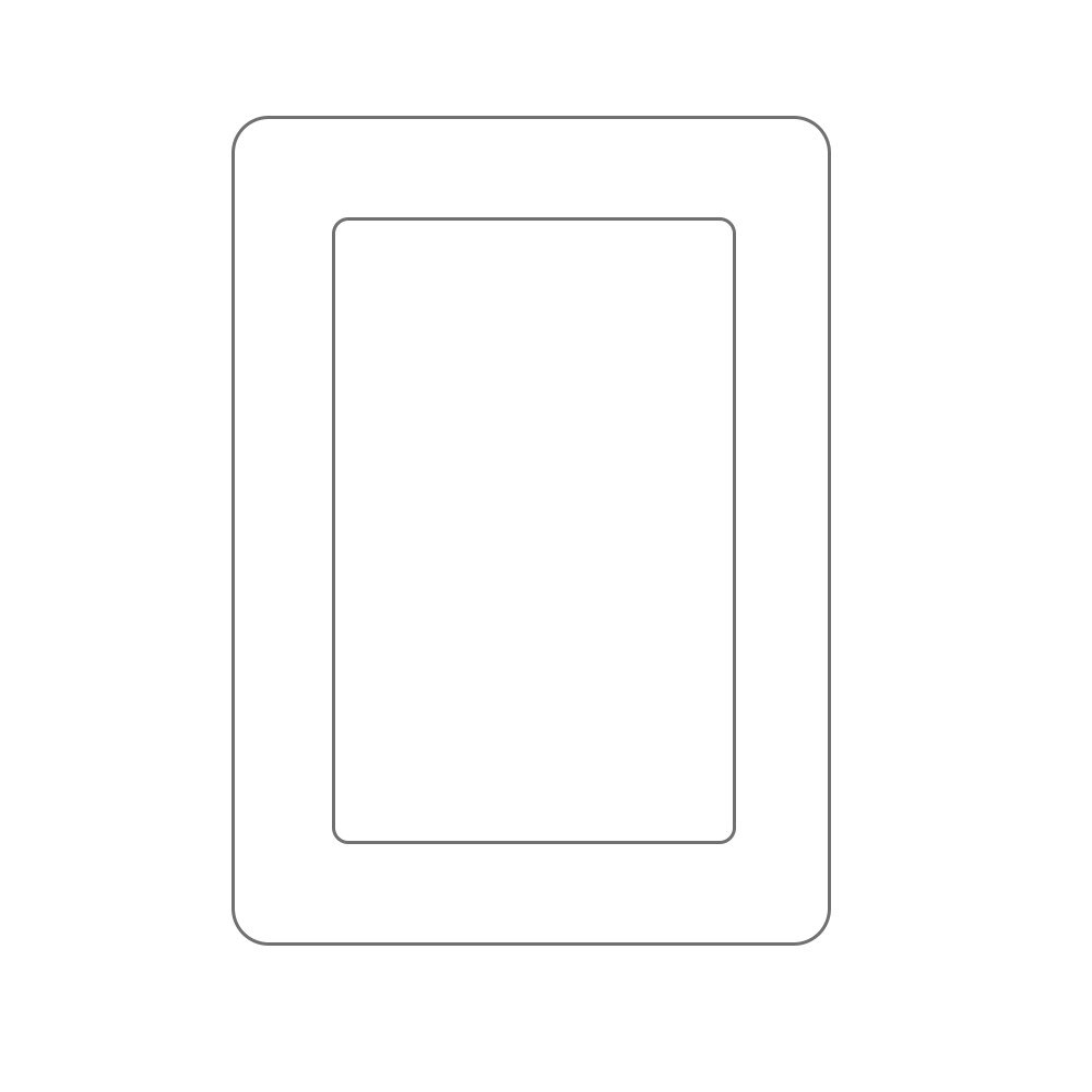 Colorful Magnetic Picture Frames 11.8*16cm Photo Magnets Photoframe Refrigerato SCN: White 