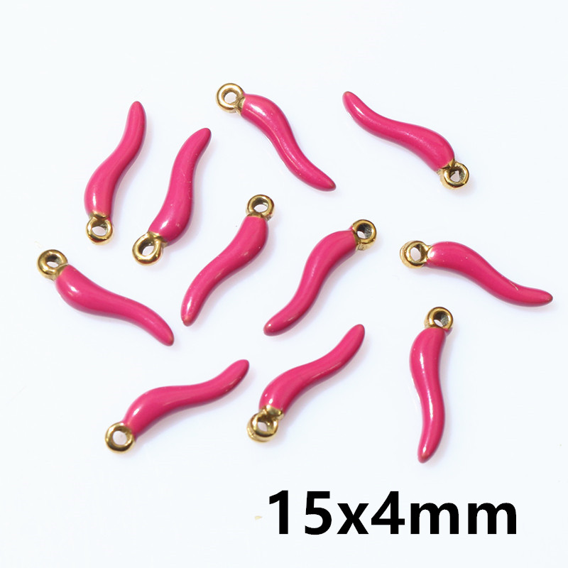 10 Stück Emaille Chili Pfeffer Reize Anhänger Multi Farben Für DIY Schmuck Herstellung Ohrringe Halskette Anhänger Zubehör Ergebnisse