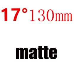 DEDA-tige de vélo de route en carbone, EDA, tige de vélo, diamètre de 31.8x70/80/90/100/110/120/130mm, mat à 6 à 17 degrés: 17 degree 130mm