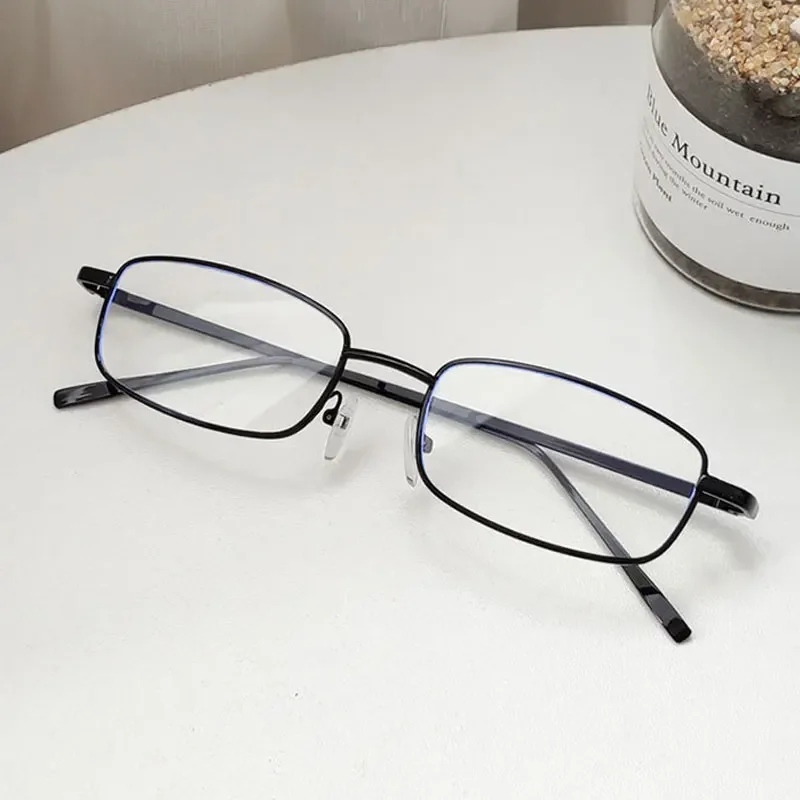 Small Rectangle Sunglasses Men Women Vintage Square Driving Sun Glasses Luxury Brand Metal Frame Eyewear 선글라스: Pink