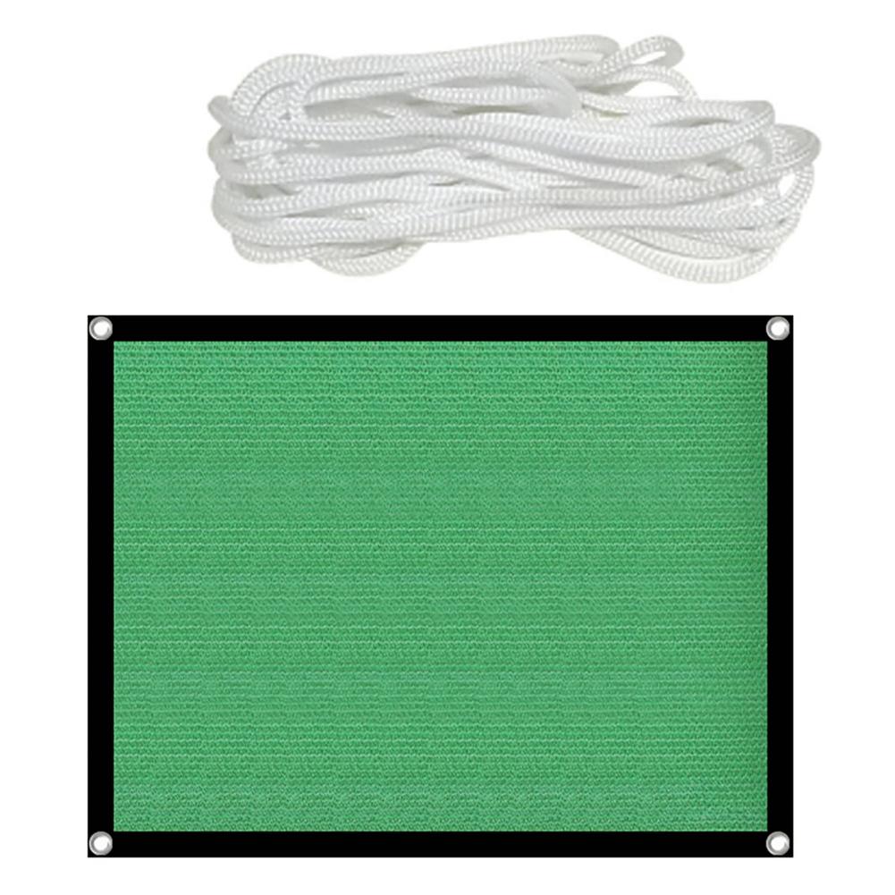 UV Resistant Green Shade Cloth Garden Waterproof Mesh Shade Balcony Shade Netting Cloth: D