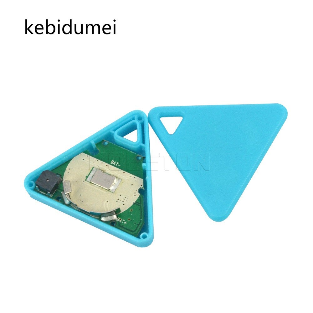 Kebidumei 5 stks/partij Mini Driehoek Draadloze Smart Tag Bluetooth Anti Verloren Alarm Tracker Beschikbaar GPS Locator Alarm Sleutelhanger