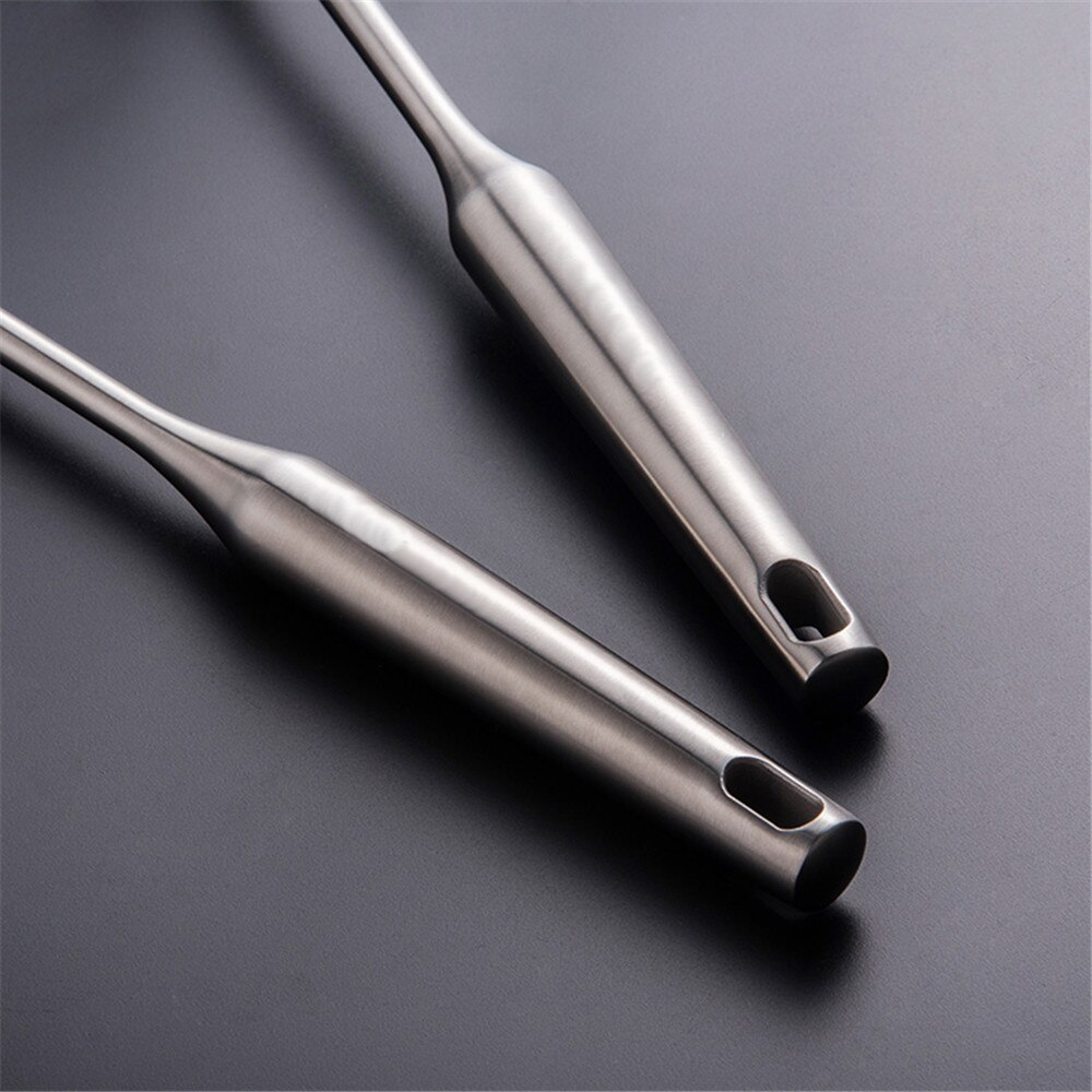 Stainless Steel Spatula Soup Spoon Set Heat-resistant Non-stick Cooking Tool Long Handle Kitchen Tool Accessories 2 Pcs/Set