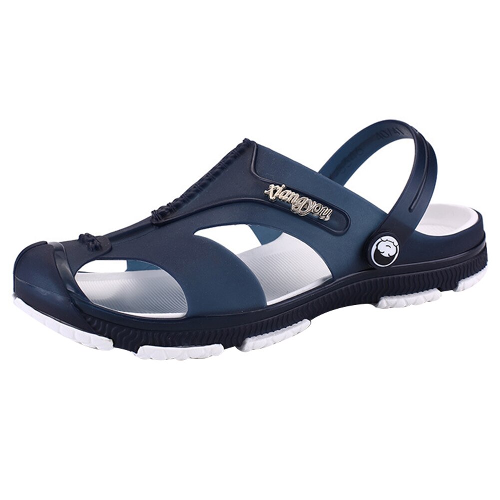 Sandales d'extérieur pour hommes, chaussures de plage respirantes, antidérapantes, confortables et décontractées, offre spéciale, B5: Bleu / 40