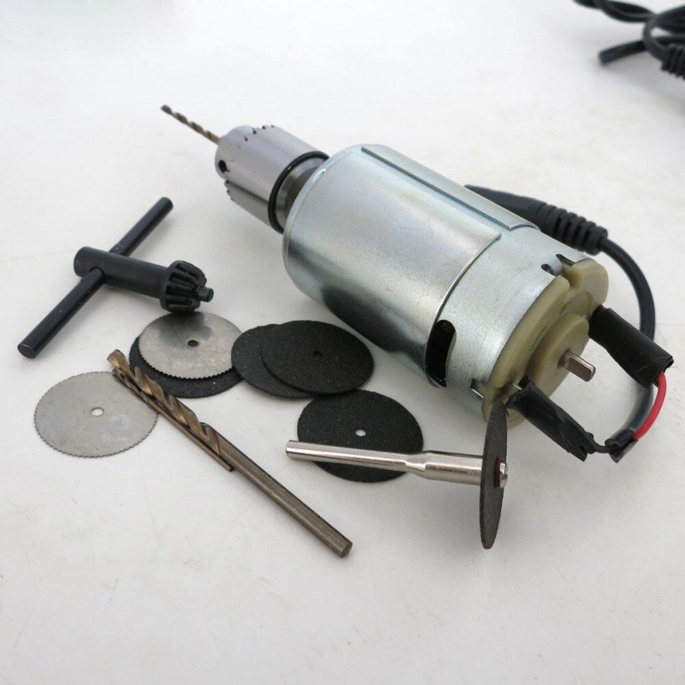 Taladro eléctrico de , herramienta de alto torque, 12V, 550, modelo, bricolaje,