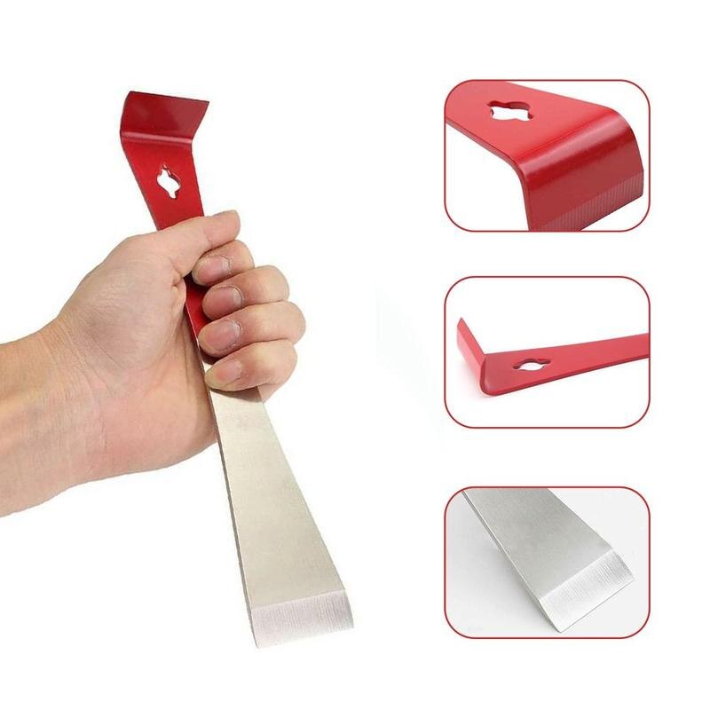 1 Pc Rode Bijenteelt Rvs J Vorm J-Haak Staart Gebogen Bijenkorf Schraper Bijenteelt Tool Tool Bee u7M5