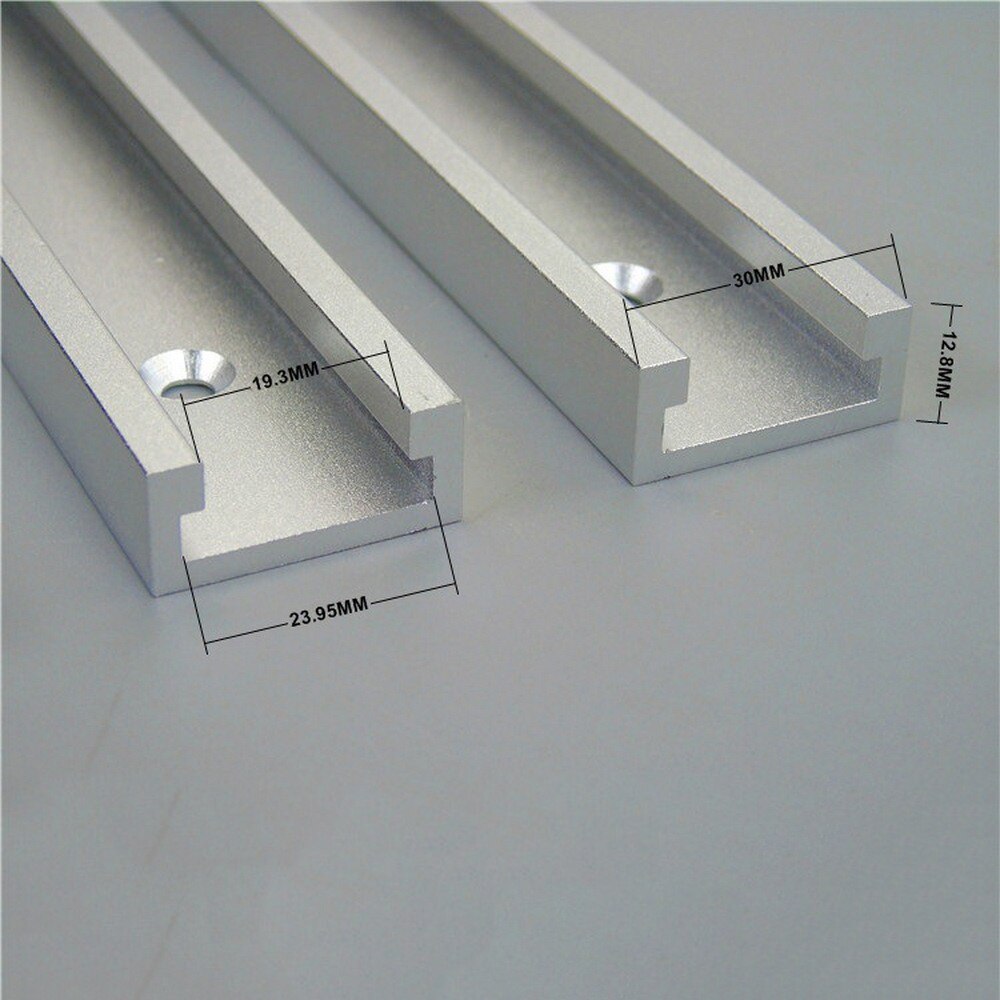 Legering Chute Aluminium T-Tracks Model 45 T Slot En Standaard Mijter Track Stop Houtbewerking Diy Tool Voor Router tafel Lengte 800Mm