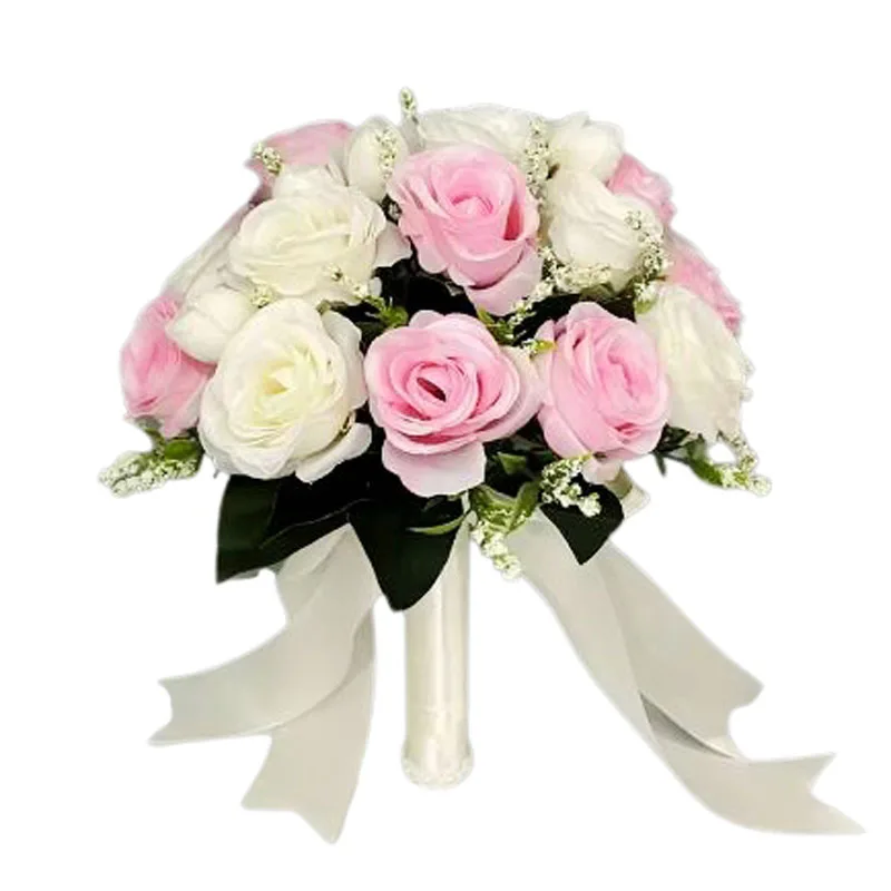 Ramo de novia, flores, accesorios de boda para dama de honor, rosas artificiales azules, ramos de novia, decoración de boda: Morado