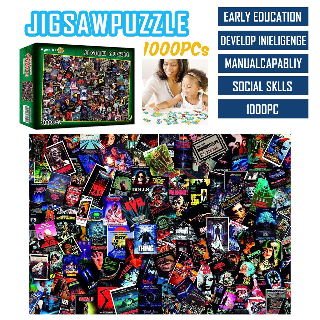 Mini Diy Jigsaw Puzzels 1000 Stuks Houten Puzzel S Grandado