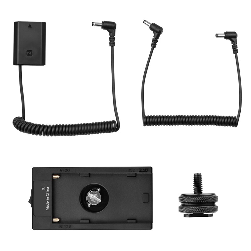 NP-F970 płytka robić baterii uchwyt adaptera FZ100 imitacja baterii łącznik robić aparatów Sony A7 III/A7R III/A7R IV/A9/A9 II